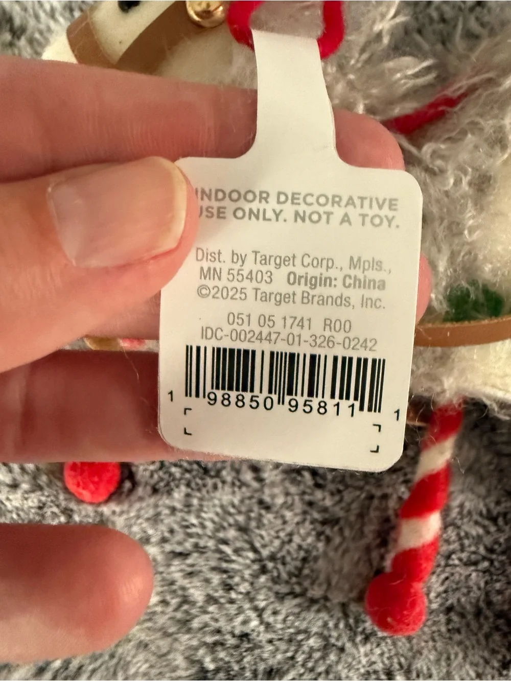 6-Count White Carousel Horse Christmas Tree Ornaments Target Brand (2025) NEW